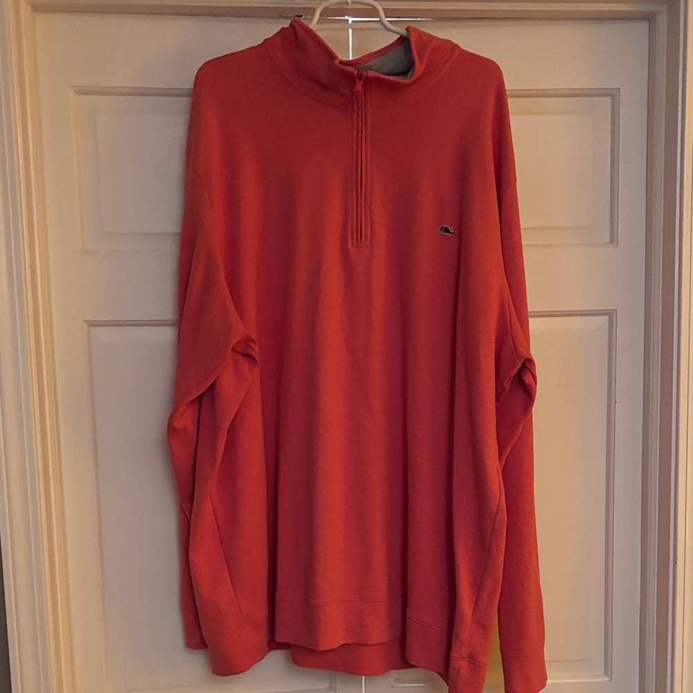 Salmon color -Zip Pullover